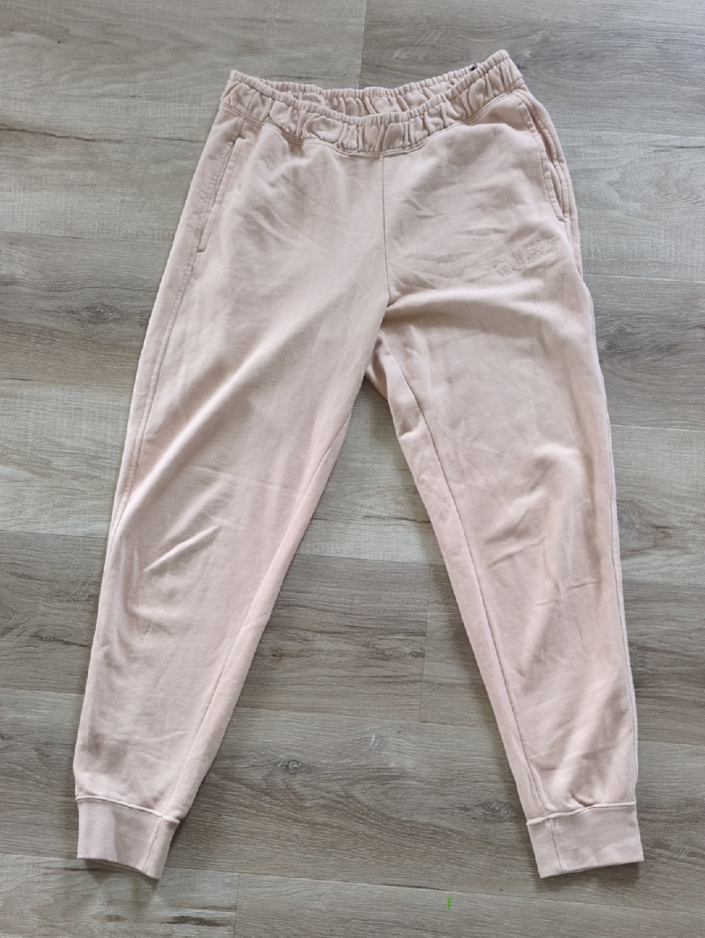 Nike Beige Soft Sweatpants with Embroidered "Nike"
